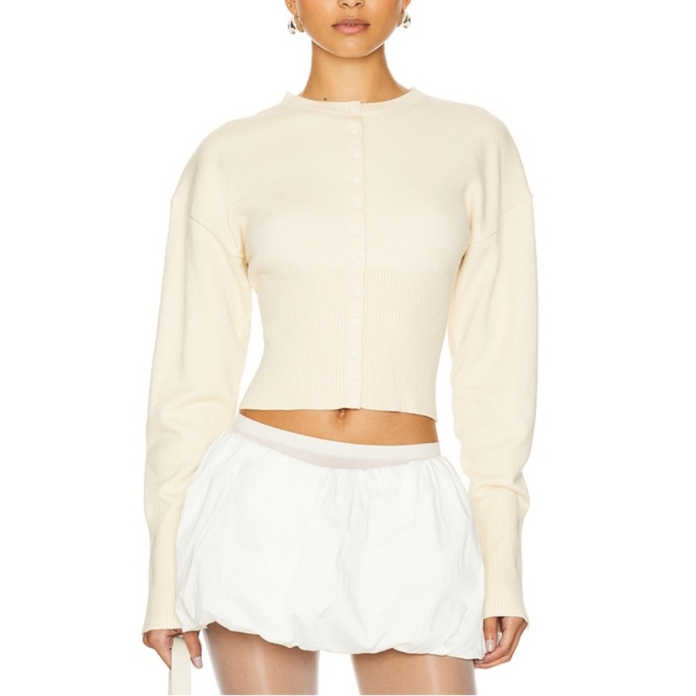 Head in the Clouds Cardigan in Ivory